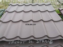 Tigla metalica 0.50mm grosime mat - lucios 31 lei mp